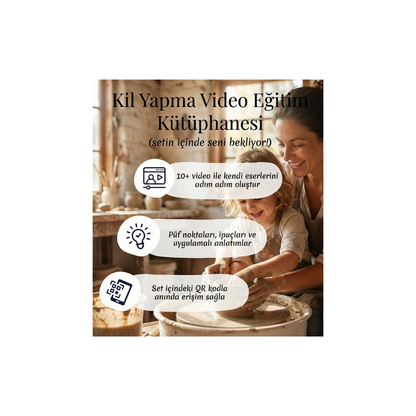 HER ŞEY DAHİL SERAMİK YAPIM SETİ