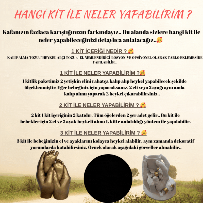 LoveStone Anı Heykel Kiti